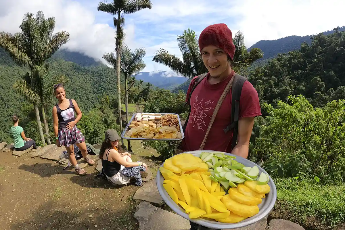 frutas snacks ciudad perdida colombia