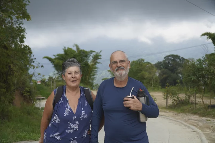 turistas en la tagua